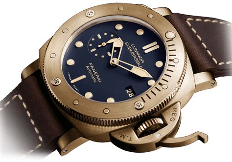 replica panerai submersible blue|panerai bronzo submersible.